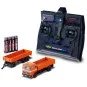 Camion MB 1620 avec remorque orange 2.4GHz RTR 1/87 Carson 500504159-Camion MB 1620 avec remorque orange 2.4GHz RTR 1/87 Carson