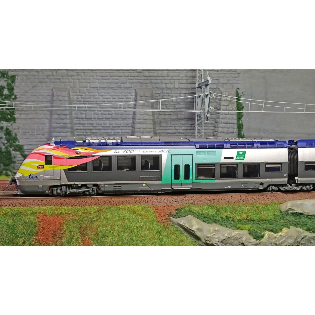 LS Models 10072S AGC X 76603 Railcar, Picardy 100 Years, Digital Sound LS Models 10072S AGC X 76603 Railcar, Picardy 100 Years, Digital Sound