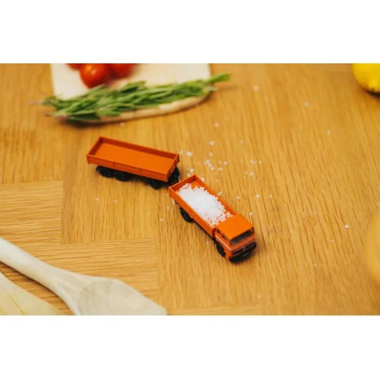 Camion MB 1620 avec remorque orange 2.4GHz RTR 1/87 Carson 500504159-Camion MB 1620 avec remorque orange 2.4GHz RTR 1/87 Carson