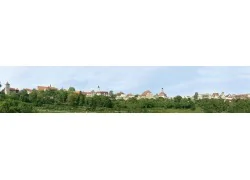 Fond de décor Petite ville - FALLER 180509 - HO 1/87, N 1/160