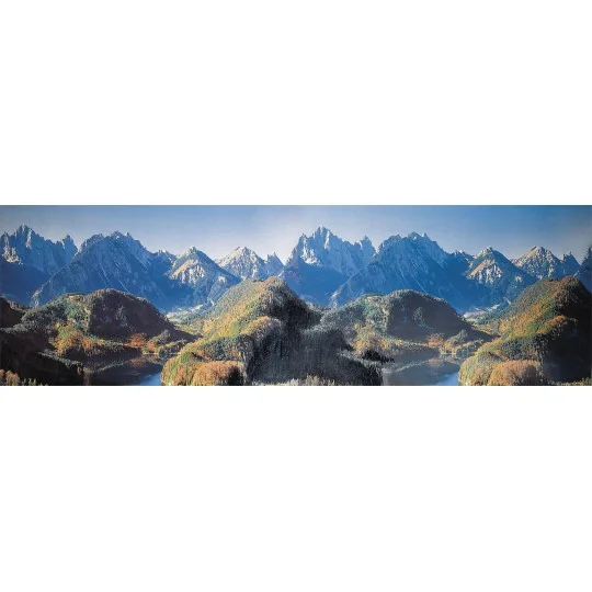 FALLER_180512-Fond de décor montagnes Neuschwanstein - FALLER 180512