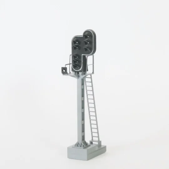 RAILITY_210F-HO signal with 8 lights, type H, lightweight SNCF mast - Raility R.210F, dummy model without LEDs