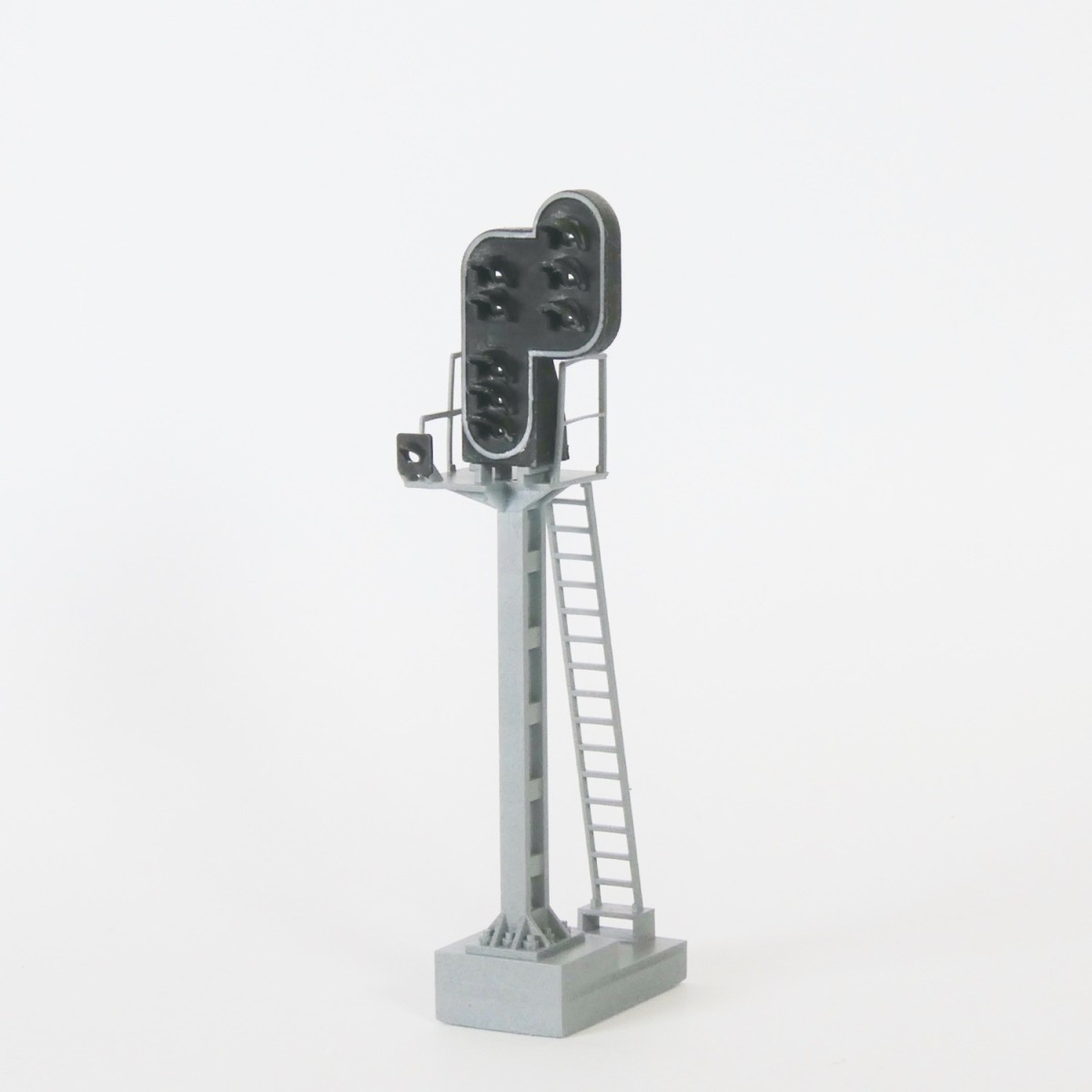 HO signal with 8 lights, type H, lightweight SNCF mast - Raility R.... HO signal with 8 lights, type H, lightweight SNCF mast - Raility R....