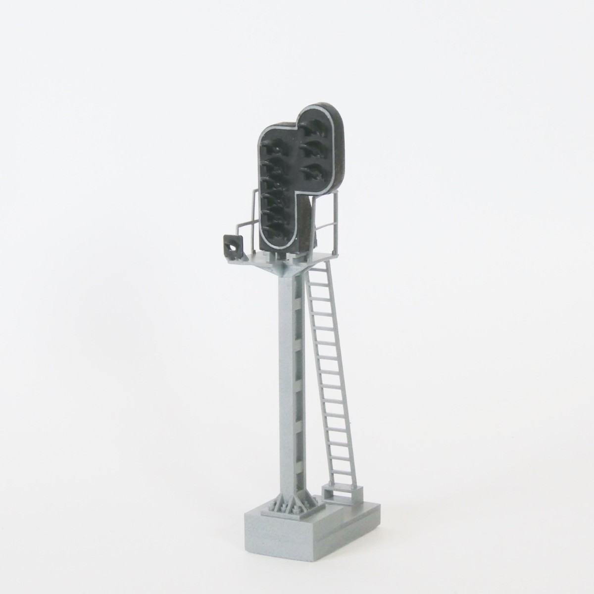 HO signal with 9 lights, type H, lightweight mast, SNCF - Raility R...