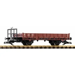 Piko G 37958 Flatbed wagon with axles, brown, DR - Piko_37958