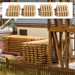 Busch 7760 Stack of planks - Busch - Busch_7760