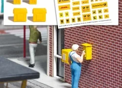 Busch 7761 Mailboxes and Stamp Dispensers - Busch - Busch_7761