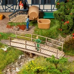 Faller 180301 Model Kit, Small Wooden Bridge