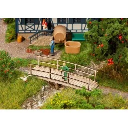 Faller 180301 Model Kit, Small Wooden Bridge - Faller - Faller_180301