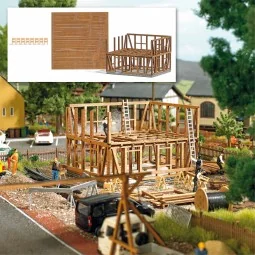 Busch 1371 Half-timbered house under construction - Busch - Busch_1371