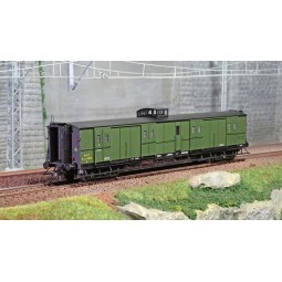 Ree Modeles VB347 Bogie van, ex-PLM, PLM green, lookout and ladder,...