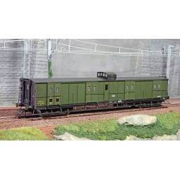 Ree Modeles VB348 Bogie van, ex-PLM, green 306, lookout and ladder,...