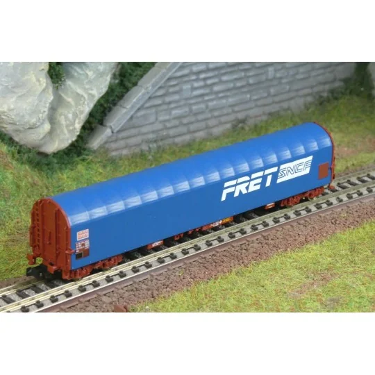 Fle_6660144-SNCF Rils type "FRET" sliding tarpaulin wagon, Era V - Fleischmann 6660144