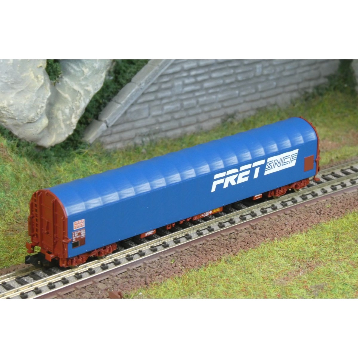 SNCF Rils type "FRET" sliding tarpaulin wagon, Era V - Fleischmann ...