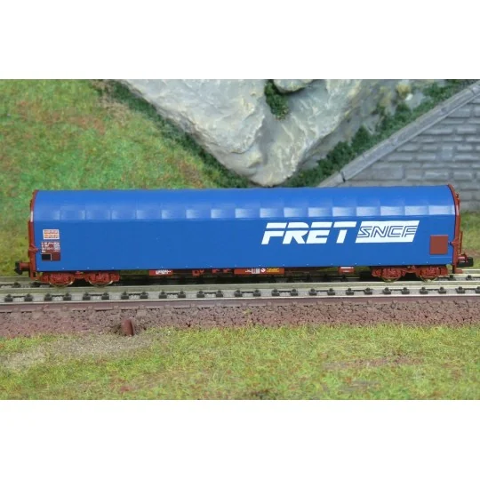 Fle_6660144-SNCF Rils type "FRET" sliding tarpaulin wagon, Era V - Fleischmann 6660144