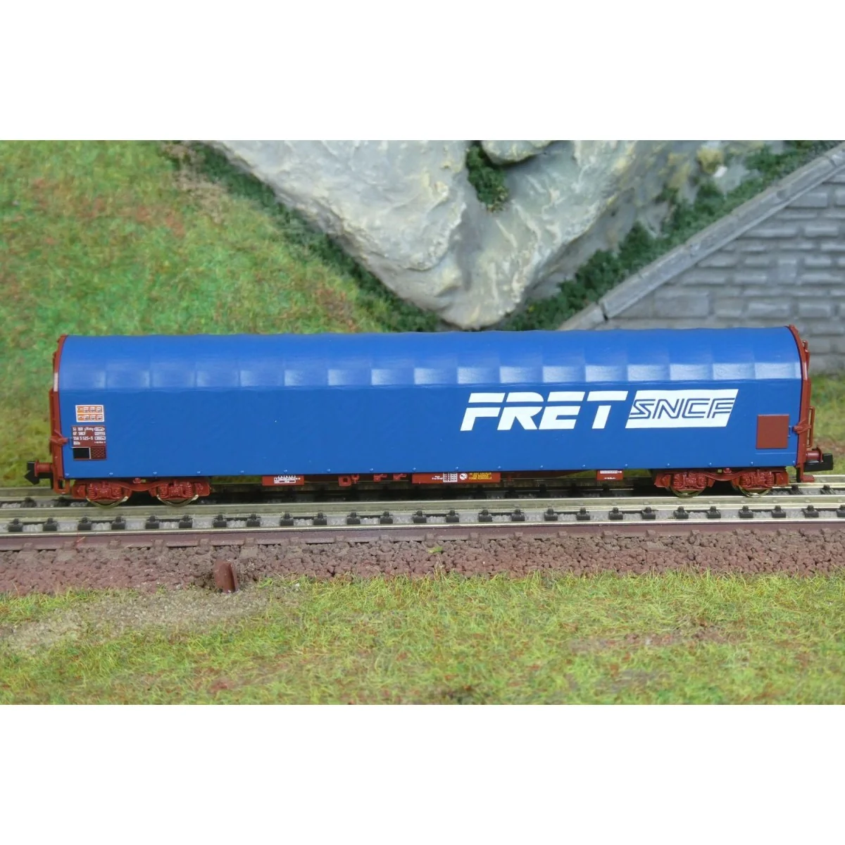 SNCF Rils type "FRET" sliding tarpaulin wagon, Era V - Fleischmann ...