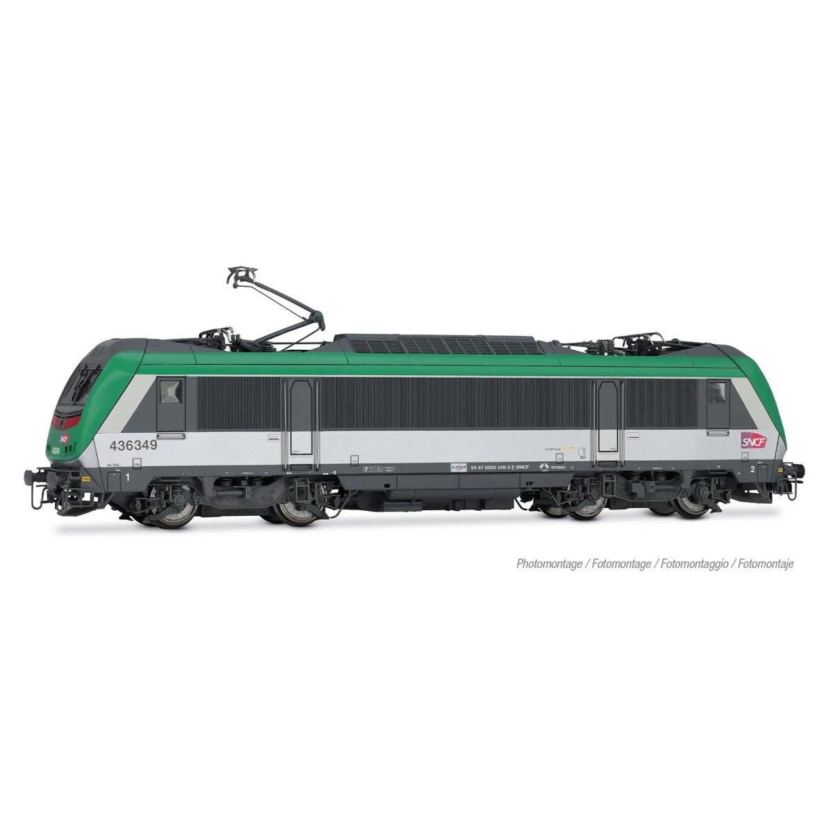 SNCF BB 436300 Freight Electric Locomotive - Jouef HJ2480 - HO 1/87 SNCF BB 436300 Freight Electric Locomotive - Jouef HJ2480 - HO 1/87