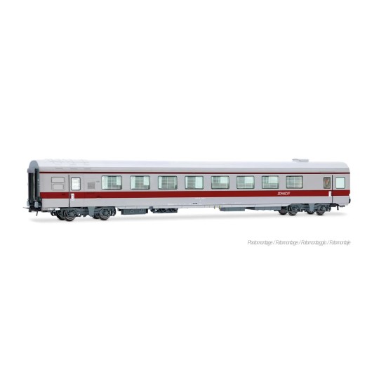 Voiture de mesure spécialisée transmissions sol-train SNCF rouge et... HJ4212-Jouef HJ4200 Set de 3 voitures voitures Coca-Cola, Train de Noël de 2010 - HJ4212