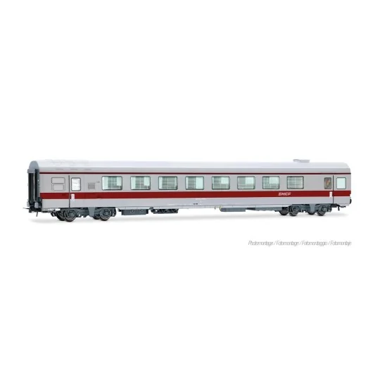 HJ4212-Voiture de mesure spécialisée transmissions sol-train SNCF rouge et grise - Jouef HJ4212 - HO 1/87