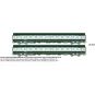 Set de 2 voitures AMBULANCE vert/gris, logo nouille - REE JM049 - H... JM-049-Set de 2 voitures AMBULANCE vert/gris, logo nouille - REE JM049 - HO 1/87