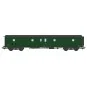 VB-353-Ree Modeles VB353 Fourgon à bogies, ex-PLM, métallisé, vert 306, SNCF, feux fonctionnels