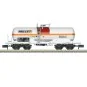 Trix_18979-Chemical tank wagon with bogies "Millet" - Trix 18979 - N
