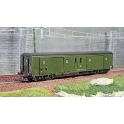 Ree Modeles VB353 Bogie van, ex-PLM, metallic, green 306, SNCF, wor...