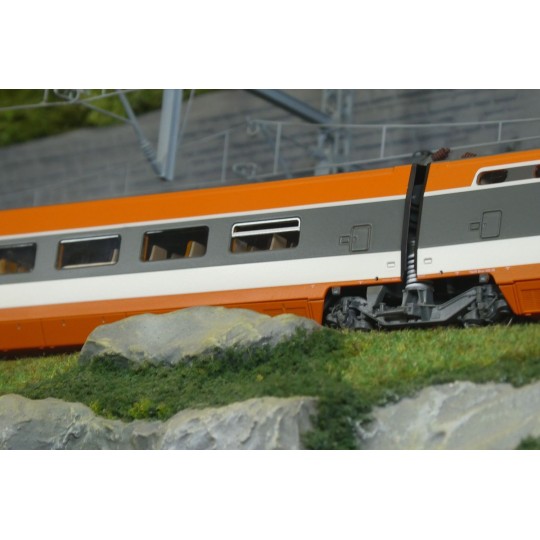 TGV SNCF PSE set no. 112 CFF 5 elements - REE Modèles TGV008, HO 1/87 TGV-008-Ree Modeles TGV001 Set of 5 TGV PSE Trainset (Original Trainset No. 69), SNCF - TGV-008