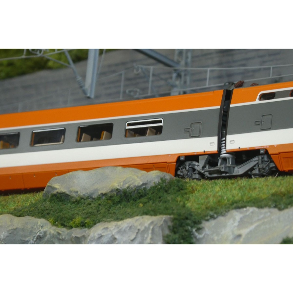 TGV SNCF PSE set no. 112 CFF 5 elements - REE Modèles TGV008, HO 1/87 TGV SNCF PSE set no. 112 CFF 5 elements - REE Modèles TGV008, HO 1/87