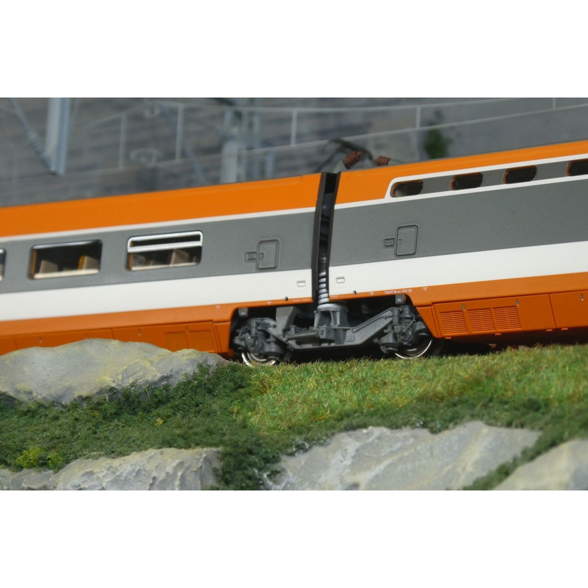 TGV SNCF PSE set no. 112 CFF 5 elements - REE Modèles TGV008, HO 1/87 TGV SNCF PSE set no. 112 CFF 5 elements - REE Modèles TGV008, HO 1/87