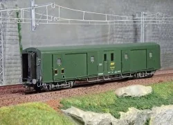 Ree Modeles VB355 Bogie van, ex-PLM, metallic, green 301, SNCF, wor...