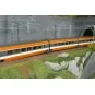 TGV-009-Coffret de remorques TGV SNCF PSE rame n°112 CFF 3 éléments R2 R5 R6 - REE Modèles TGV009, HO 1/87