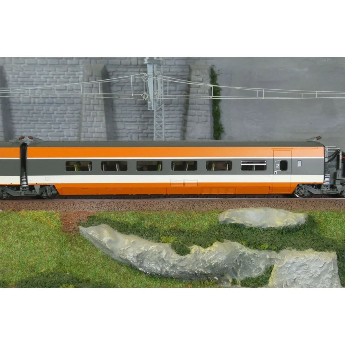Coffret de remorques TGV SNCF PSE rame n°112 CFF 3 éléments R2 R5 R...