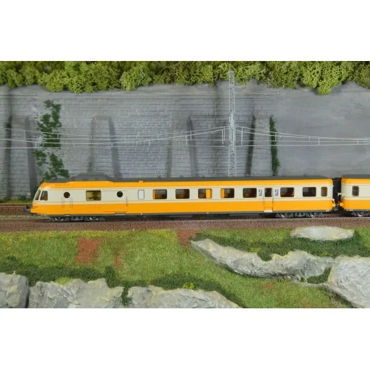 MB-262-Ree Modeles MB262 Autorail RGP 1 X 2732, orange béton, SNCF, LYON-VAISE