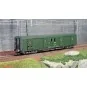 Ree Modeles VB356 Fourgon à bogies, ex-PLM, métallisé, vert 301, SNCF, feux fonctionnels Ree Modeles VB-356 - 1 VB-356-Ree Modeles VB356 Fourgon à bogies, ex-PLM, métallisé, vert 301, SNCF, feux fonctionnels