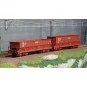Ls Models 32300 Set de 2 wagons tombereaux, SNCB, DM / DMH rouge UIC, SACILOR Ls models Lsm_32300 - 1 Lsm_32300-Ls Models 32300 Set de 2 wagons tombereaux, SNCB, DM / DMH rouge UIC, SACILOR