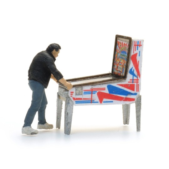 Joueur au flipper Artitec 387.694 - HO 1/87 ARTI_387.694-Joueur au flipper Artitec 387.694 - HO 1/87 - ARTI_387.694