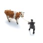 Farmer figurines with stubborn cow Artitec 5870031 - HO 1/87 ARTI_5870031-Farmer figurines with stubborn cow Artitec 5870031 - HO 1/87 - ARTI_5870031