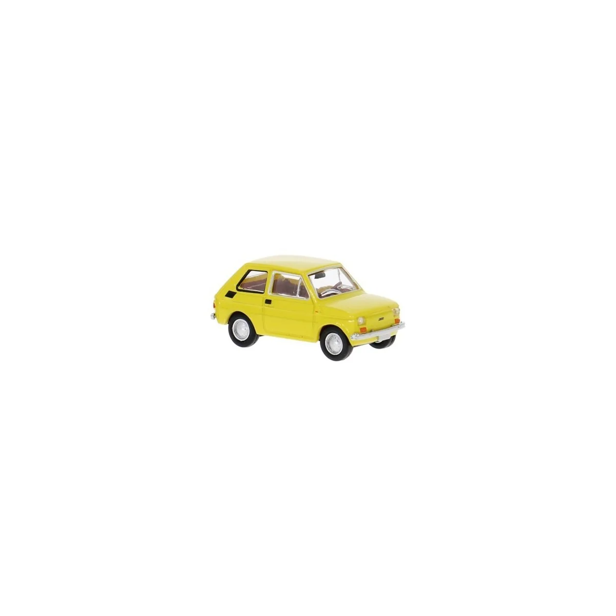 Voiture Fiat 126 jaune BREKINA 22371 HO 1/87