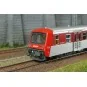 EPM_E_41.09.16-EPM 41.09.16 Rame Réversible Régional SNCF, RRR Région Haute Normandie, rouge / inox, n° 114