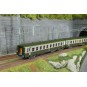 Set of 2 long USI B10t U61 green/grey SNCF, Models World 40035 coac... MW_40035-USI B10t U61 coach, SNCF - Models World MW40031 - Illuminated HO - MW_40035