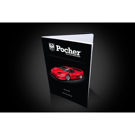 Ferrari F50 Rosso Corsa 1/8 Pocher HK62 Model Kit HK62-Ferrari F50 Rosso Corsa 1/8 Pocher HK62 Model Kit