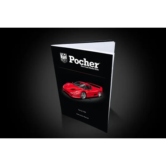 HK62-Maquette Ferrari F50 Rosso Corsa 1/8 Pocher HK62
