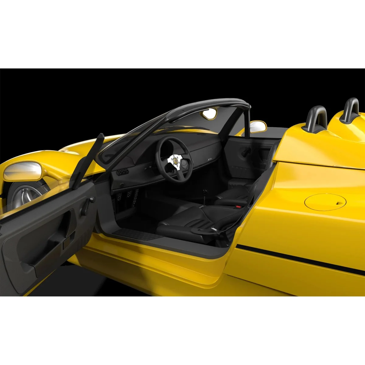 Maquette Ferrari F50 Giallo Modena 1/8 Pocher HK63