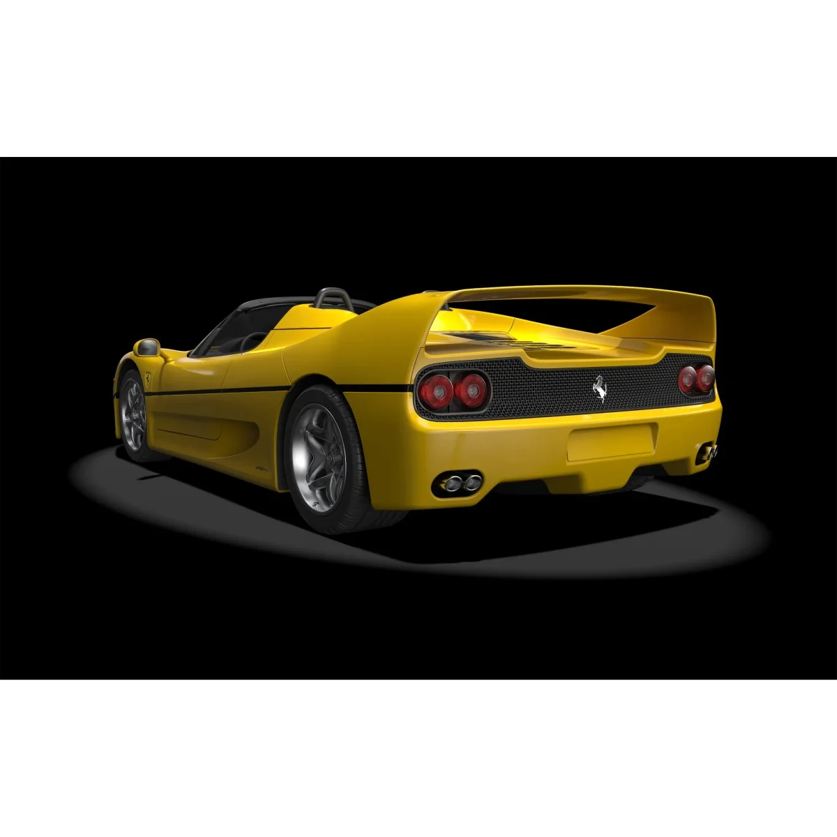 Maquette Ferrari F50 Giallo Modena 1/8 Pocher HK63