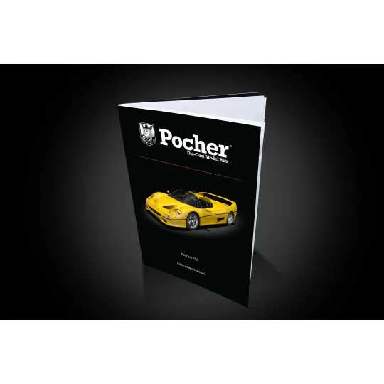 HK63-Maquette Ferrari F50 Giallo Modena 1/8 Pocher HK63