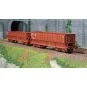 LS Models 32303 Set of 2 open wagons, SNCB, DM/DMH red UIC, SACILOR Lsm_32303-LS Models 32303 Set of 2 open wagons, SNCB, DM/DMH red UIC, SACILOR