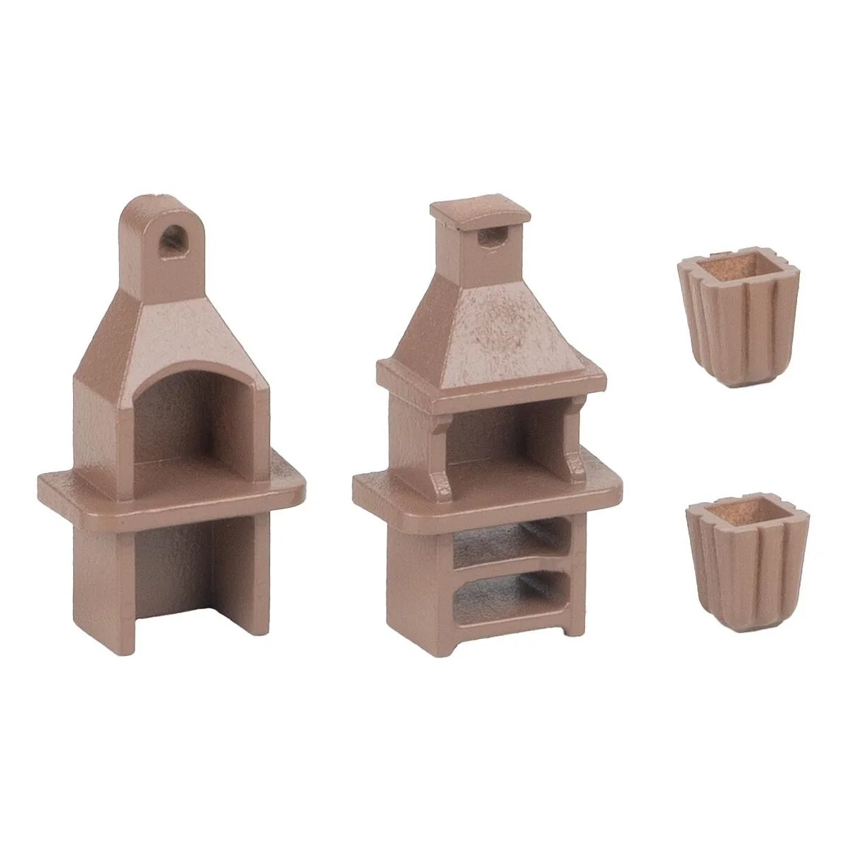Set de 2 barbecues de jardin - FALLER 180015 - HO