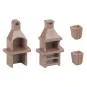 FALLER_180015-Set de 2 barbecues de jardin - FALLER 180015 - HO