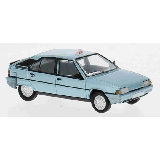 SAI_6495-Voiture taxi Citroën BX phase 1 bleu argenté verni - SAI 6495 - 1/87